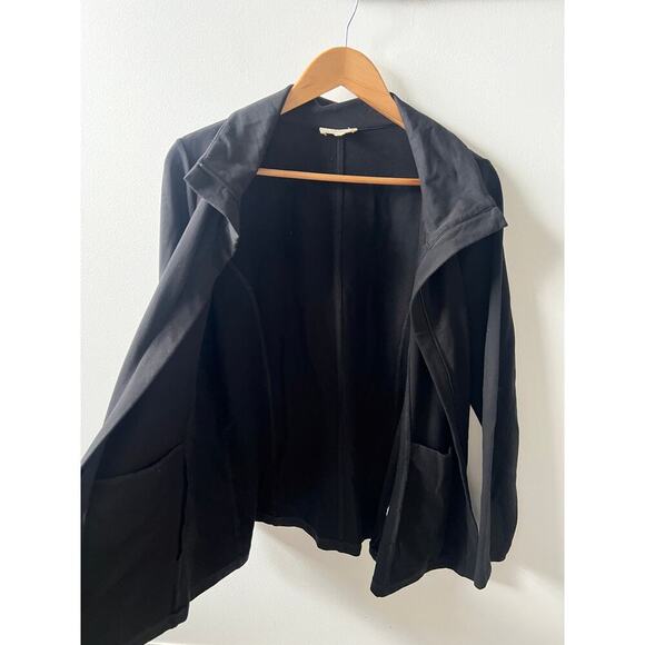 EILEEN FISHER black jacket women's size medium - Picture 3 of 7